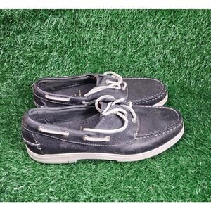 AE by Allen Edmonds Mens Port Washington Leather Lace Up Boat Shoes Size 8.5 Men